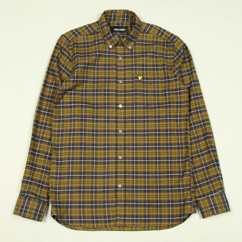 Lyle and Scott Check Flannel Shirt - Glenshee